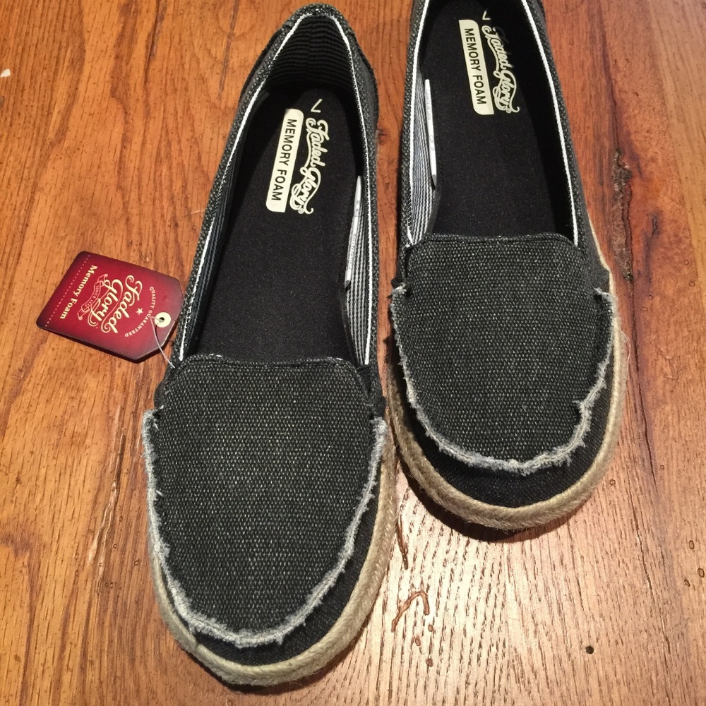GREY CANVAS JEAN ESPADRILLES